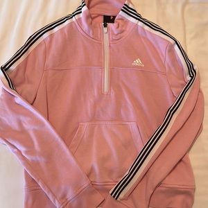 Pink Girl’s Adidas Half-Zip